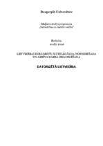 Referāts 'Datorizētā lietvedība', 1.