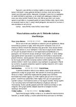 Referāts 'Mans individuālais kultūras profils', 7.