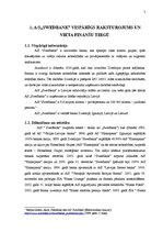 Prakses atskaite 'Prakses atskaite a/s "Swedbank"', 5.