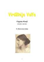 Referāts 'Virdžīnija Vulfa - biogrāfija un literārā daiļrade', 1.