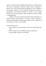 Eseja 'Procesuālā arheoloģija un jaunās arheoloģijas apakšnozares aizvēstures izpētē 20', 3.