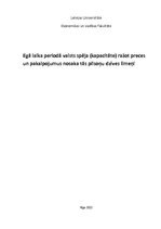 Konspekts 'Ilgā laika periodā valsts spēju ražot preces un pakalpojumus nosaka tās pilsoņu ', 1.