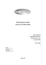 Referāts 'Pirmsskolas izglītības nozares analīze', 1.