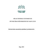 Konspekts 'Būvkonstrukciju automatizētā projektēšana 2.praktiskais darbs', 1.