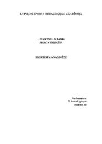 Paraugs 'Sporta anamnēze', 1.