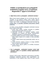 Konspekts 'Atbildes uz jautājumiem par pedagoģiski medicīnisko komisiju', 1.