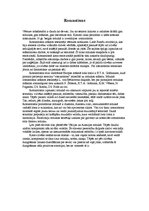 Eseja 'Romantisms', 1.