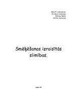 Referāts 'Smēķēšanas izraisītās slimības', 1.
