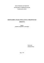 Referāts 'Biopolimēra polikaprolaktona pielietojums medicīnā', 1.