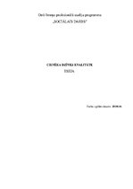 Eseja 'Cilvēka dzīves kvalitāte', 1.