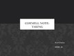 Prezentācija 'Cornell Method of the Note-taking', 1.