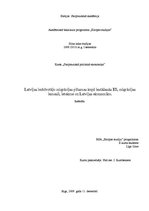 Referāts 'Latvijas iedzīvotāju migrācijas plūsmas kopš iestāšanās ES, to iemesli un ietekm', 1.