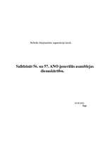Referāts '56. un 57. ANO ģenerālās asamblejas salīdzinājums', 1.