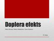 Prezentācija 'Doplera efekts', 1.