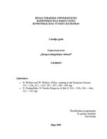 Konspekts 'Kopējā ārējā un drošības politika, sadarbība tieslietās un iekšlietās', 1.