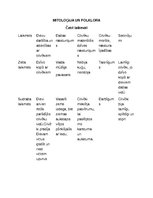 Konspekts 'Četri laikmeti', 1.