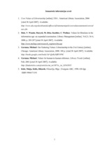 Referāts 'Vērtības un vērtību sistēma bibliotēkā', 7.