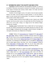 Referāts 'Tour to Australia', 7.