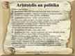 Prezentācija 'Aristotelis. "Politika" un citi darbi', 4.