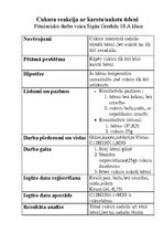 Paraugs 'Cukura reakcija ar karstu/aukstu ūdeni', 1.