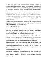 Eseja 'What makes a good school?', 12.