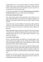 Eseja 'What makes a good school?', 13.