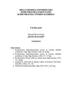 Konspekts 'Ekonomikas izaugsme un makroekonomikas nestabilitāte', 1.