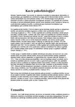 Referāts 'Psihofizioloģija', 2.