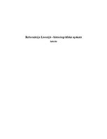 Referāts 'Reformācija Livonijā - historiogrāfisks apskats', 1.