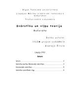 Referāts 'Svārstību un viļņu teorija', 1.