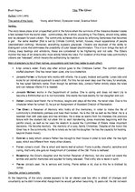 Konspekts '"The Giver" by Lois Lowry. Book Report', 1.