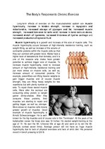 Prezentācija 'The Body’s Response to Chronic Exercise', 1.