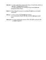 Konspekts 'Phrasal Verbs with "Take"', 2.