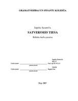 Referāts 'Satversmes tiesa', 1.