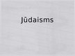 Prezentācija 'Jūdaisms', 1.