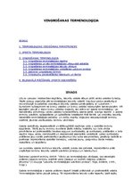 Referāts 'Vingrošanas terminoloģija', 1.