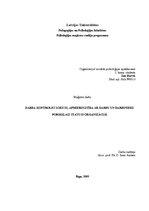 Referāts 'Darba kontroles lokuss, apmierinātība ar darbu un darbinieku formālais statuss o', 1.