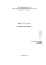 Prakses atskaite 'Lauka prakses atskaite ģeomorfoloģijā', 1.