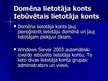 Referāts 'Lietotāja konts - user accounts ', 4.