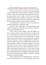 Eseja 'Autora novērtētas personības struktūras vai personības funkcionējošā līmeņa izpa', 1.