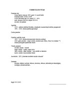 Paraugs 'Curriculum Vitae ', 1.
