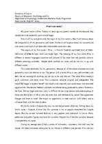 Eseja 'Essay about Name', 1.