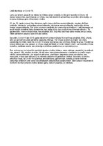 Eseja 'Lielā depresija un Covid-19', 1.