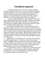 Eseja 'Klonēšana', 1.