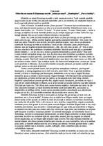 Eseja 'Mīlestība un manta R.Blaumaņa novelēs "Salna pavasarī", "Raudupiete", "Purva bri', 1.