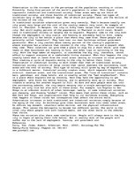 Eseja 'Urbanization in Society Both Traditional and Industrial', 1.