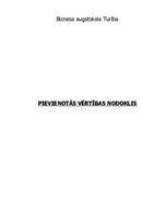 Referāts 'Pievienotās vērtības nodoklis', 1.