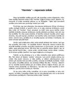 Eseja '"Hamlets" - neparasta izrāde', 1.