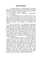 Eseja 'Massen medien', 1.