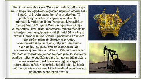 Prezentācija 'Conocophillips transnacionālās korporācijas apraksts', 4.